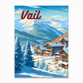 Vail Colorado Travel Canvas Print