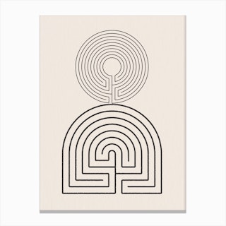 Labyrinth 2 Canvas Print