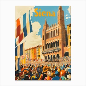 Aihrgdesign A 1970s Inspired Travel Poster For Siena Depictin Dcaf254f 9ce0 4318 A45c 18e036c2a75b 1 Canvas Print