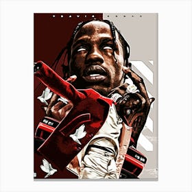 Travis Scott 17 Canvas Print