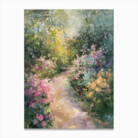  Floral Garden Enchanted Meadow 5 Canvas Print