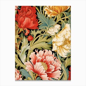 Wallpaper Floral Pattern 15 Canvas Print