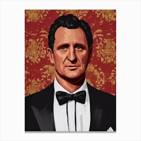 Spencer Tracy Illustration Movies Canvas Print