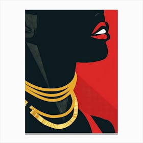 Black Woman Canvas Print Canvas Print