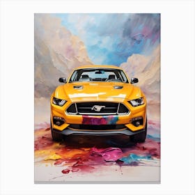 Mustang - Painting Canvas Print