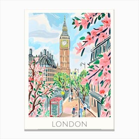 London In Spring Canvas Print