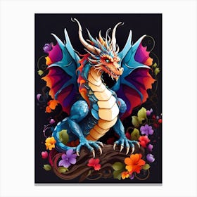 Colorful Dragon 1 Canvas Print