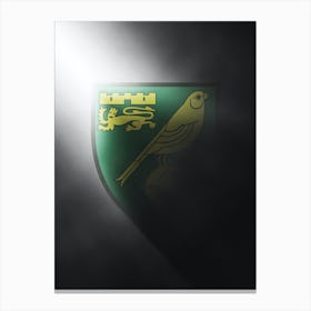 Norwich City Football Poster Canvas Print