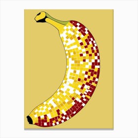 Mosaic Banana 2 Canvas Print