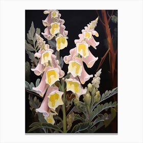 Foxglove 2 Flower Painting Canvas Print