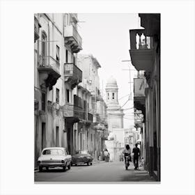 Palermo, Italy,  Black And White Analogue Photography  1 Canvas Print