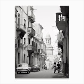 Palermo Italy Black And White Analogue Photography 1 Canvas Print