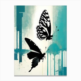 Butterflies In Flight 10 Canvas Print