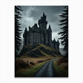 Castle In Scotland The Carpathian Nightmare Stampe su tela