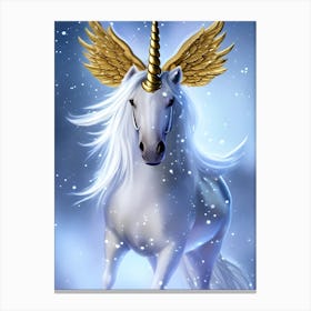 Unicorn With Wings 1 Canvas Print