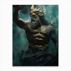  The Greek God Poseidon 2 Canvas Print