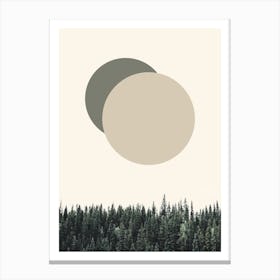 Nature Eclipse Forest Canvas Print