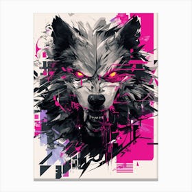 Wolfpunk Canvas Print