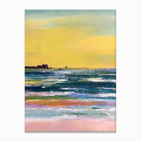 St Ives Bay, Cornwall Bright Abstract Canvas Print