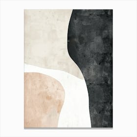 Silhouettes In Balance Minimalist Style Canvas Print