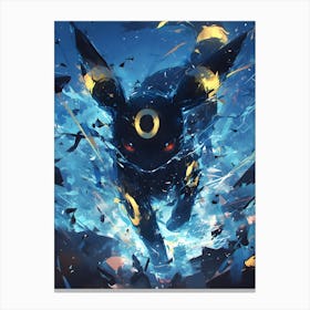 Umbreon Pokemon Anime Manga Japan Poster Canvas Print