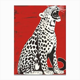 'Jaguar' 3 Canvas Print