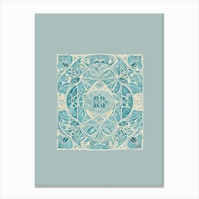 Blue Design Canvas Print