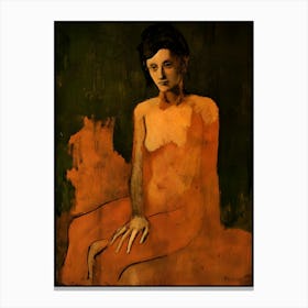 Pablo Picasso 'Nude' Canvas Print