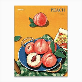 Peach Canvas Print