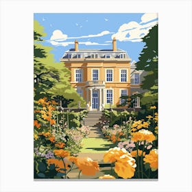 Mount Stewart House And Gardens United Kingdom Illustration 1  Canvas Print