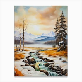 Winter Landscape 27 Canvas Print