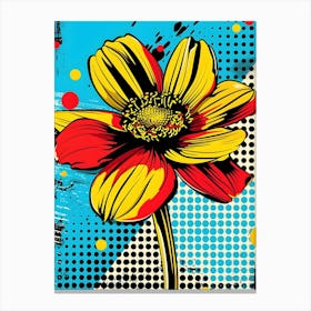 Pop Flower Canvas Print