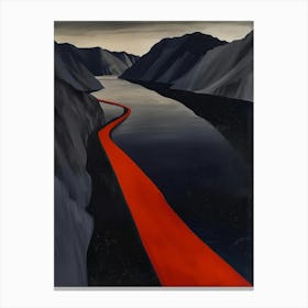 'The Red Line' Canvas Print