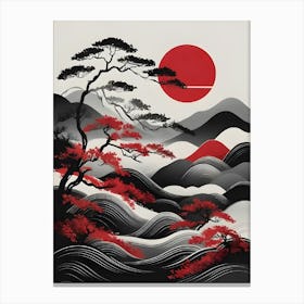 Asian Landscape 12 Canvas Print