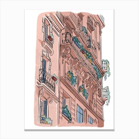 French Balconys Canvas Print