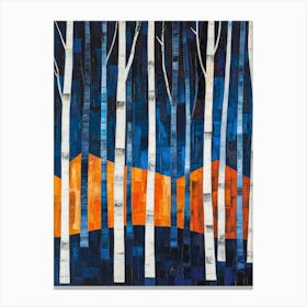 Colorful Trees In The Forest 5 Canvas Print