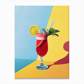 Cocktail On The Beach Canvas Print