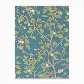 Pecan tree Vintage 2 Botanical Canvas Print