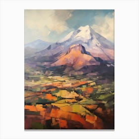Mount Ararat Turkey 2 Mountain Painting Canvas Print