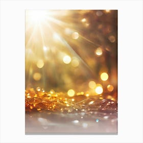 Christmas Bokeh Canvas Print