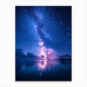 Milky Over Water 4 Canvas Print