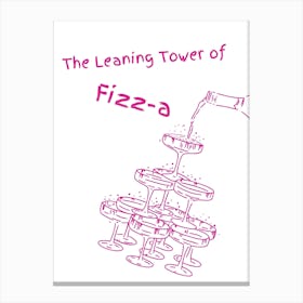 Learning Tower Of Fizz-A Canvas Print