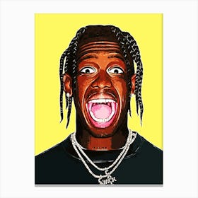 Travis Scott 45 Canvas Print