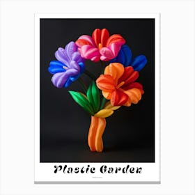 Bright Inflatable Flowers Poster Portulaca 1 Canvas Print