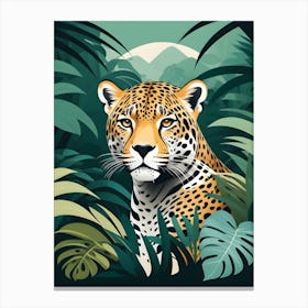 Jaguar In The Jungle 6 Canvas Print