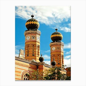 Europe Central, Hungary, Budapest, Great Synagogue Canvas Print