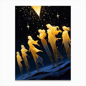 Angels In The Sky Canvas Print