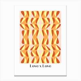 Love X Love Canvas Print