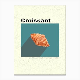 Croissant Canvas Print