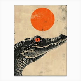 Alligator 12 Canvas Print